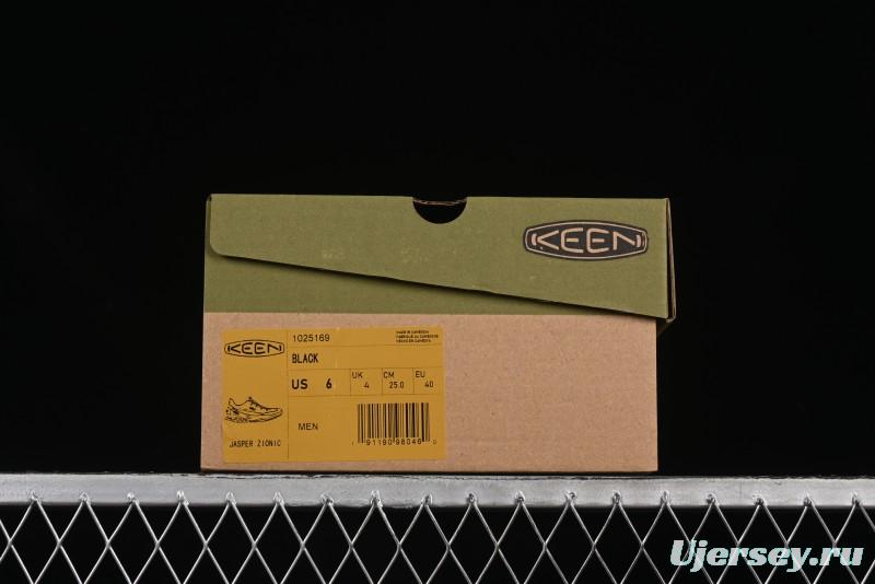 Keen Jasper Rocks SP Urban Series Retro Low-Top Lace-Up Outdoor Camping Hiking Mountaineering Training Shoes - 1025169Black