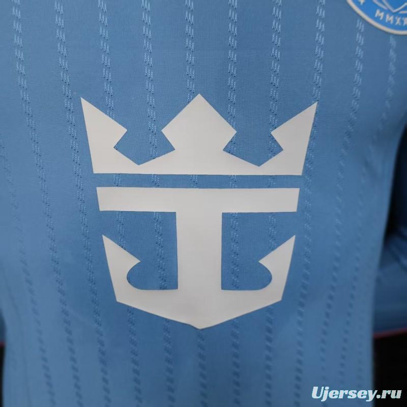 Player Version 25/26 Inter Miami Blue Third Long Sleeve Jersey