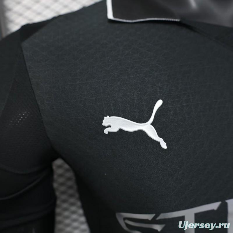 Player Version 25/26 Manchester City Black Away Jersey