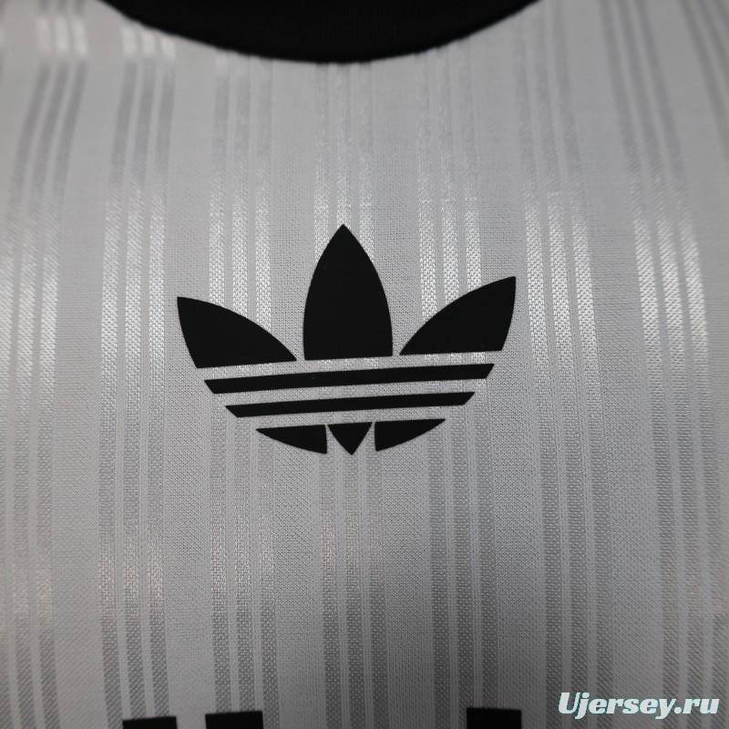 Player Version 2025 Adidas White with Striped Design Jersey