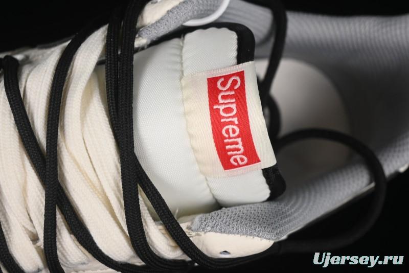 Nike Air Force 1 '07 Low Supreme Collaboration Dual-Tone Grey Black Drawstring Casual Sneakers - DM6868-069