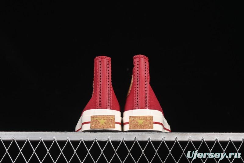 Converse Chuck Taylor All Star 1970s High Top Sneakers in China Red - A12460C