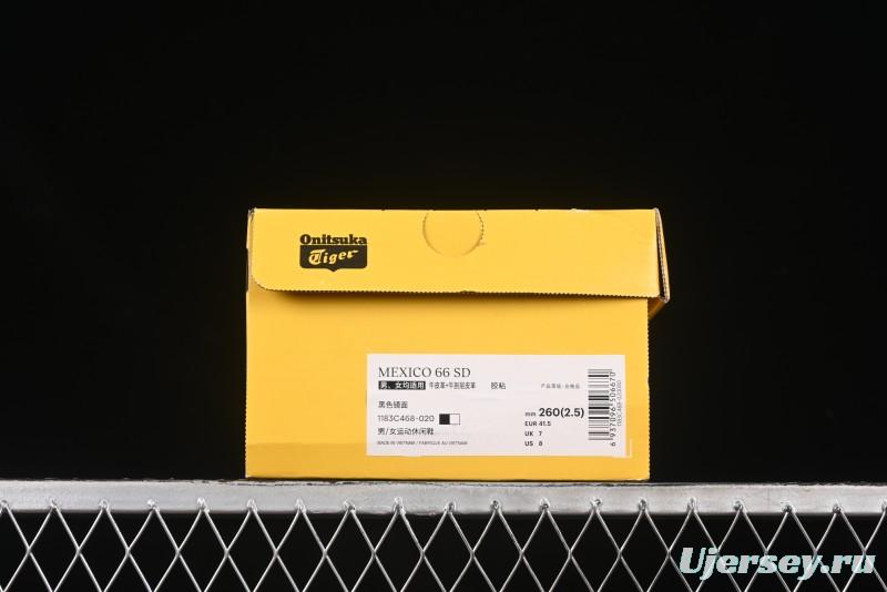 Onitsuka Tiger Mexico 66 SD Leather Low-Top Casual Running Shoes - 1183C468-020