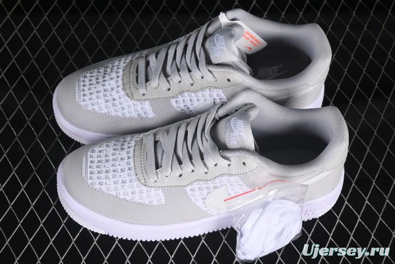 Nike Air Force 1 '07 Low 2.0 Flyknit Casual Sneakers with Full-Length Air Cushion - CI0051-500