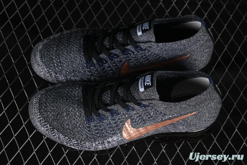 Nike Vapormax Flyknit Breathable Casual Running Shoes with Full-Length Air Cushion - 849558-010