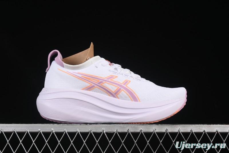 Asics Gel-Nimbus 27 Retro Breathable Casual Shoes Cushioned Men's Durable Running Shoes - 1012B753-101