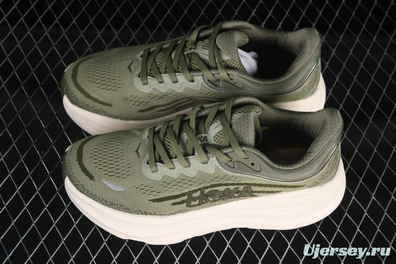 HOKA ONE ONE Bondi 9 Cushioned Running Shoes with Engineered Mesh Upper - 1162011 SSSC