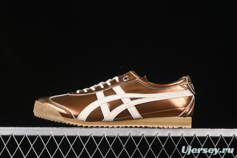 Onitsuka Tiger Mexico 66 SD Low-Top Leather Sneakers for Casual Running - 1183C468-200