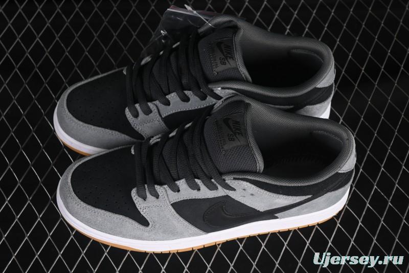 Nike SB Dunk Low Black Grey Low-Top Casual Skate Shoes - HF3063-001