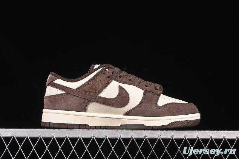 Nike SB Dunk Low White Mocha Low-Top Casual Skate Shoes - FQ8249-104