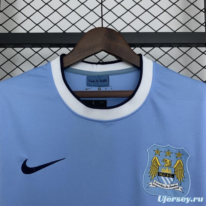 13/14 Retro Manchester City Home Jersey