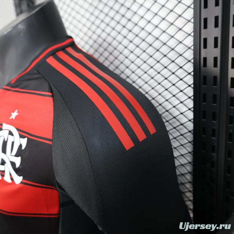 Player Version 25/26 Flamengo Home Long Sleeve Jersey