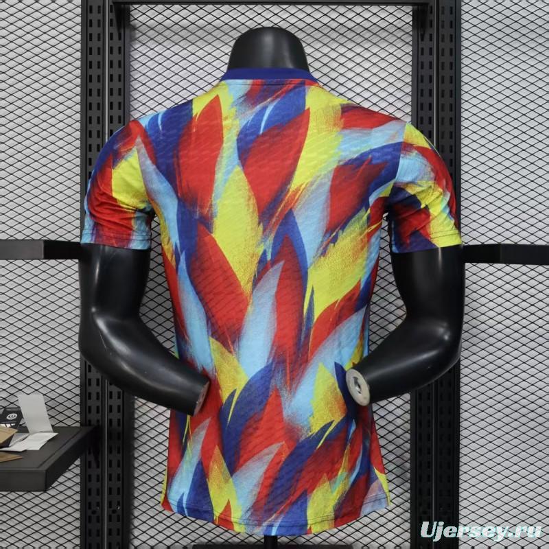 Player Version 25/26 Arsenal Multicolor Abstract Art Pattern Jersey