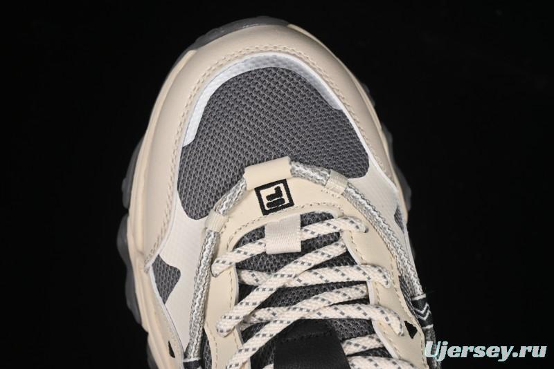 Fila Heritage Fluid Cat Paw 5.0 Retro Dad Shoes with Lace-Up Design - F12M442115FAG