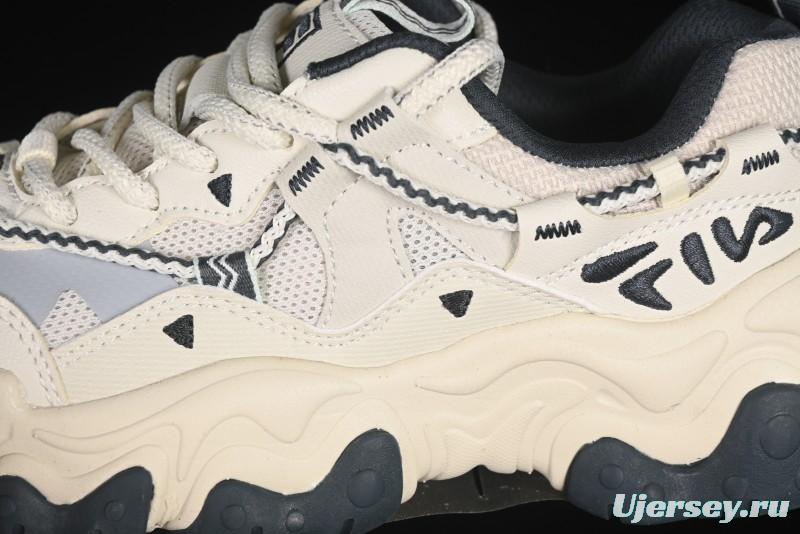 Fila Heritage Fluid Cat Paw 5.0 Retro Dad Shoes with Lace-Up Design - F12W432101FSH