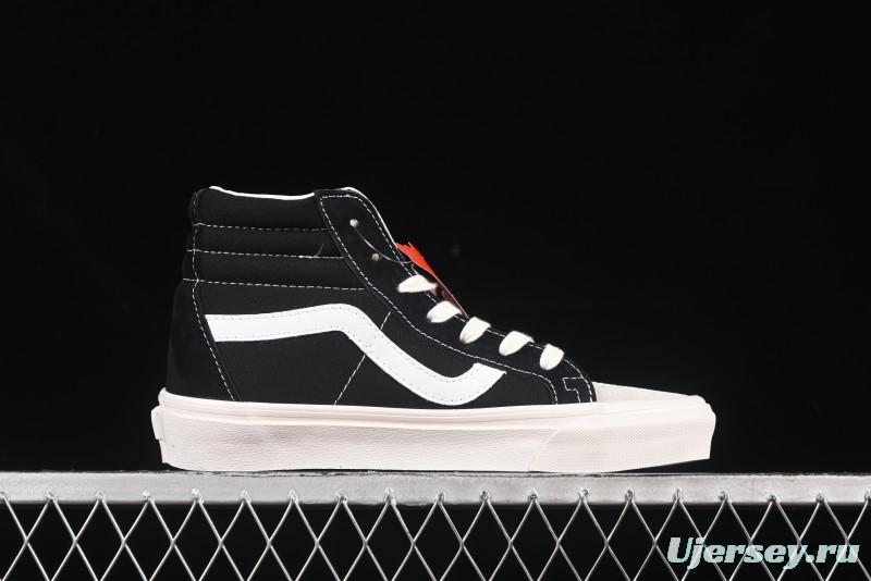 Fear of God x Vans Sk8-Hi High-Top Sneakers in Minimalist Black/White - VN0A2XS1ML5