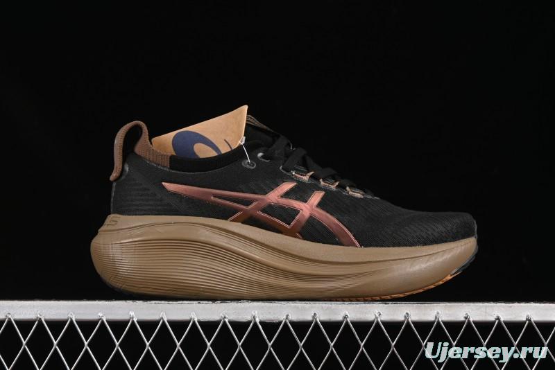 Asics Gel-Nimbus 27 Retro Breathable Casual Shoes Cushioned Durable Running Shoes for Men - 1011C095-001