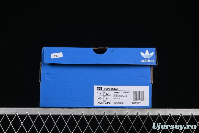 Adidas Clot x Superstar Shell Toe Casual Sneakers with Serrated Edge Design - IH3644