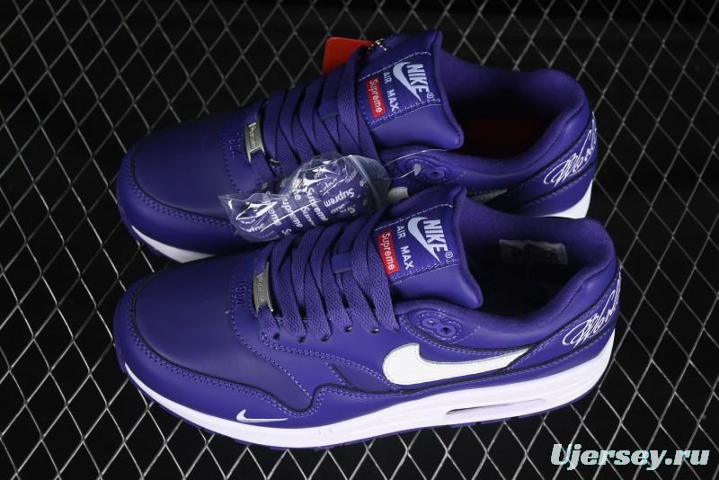 Nike Air Max 1 Retro Running Shoes with Half-Sole Air Cushion - HF8813-500