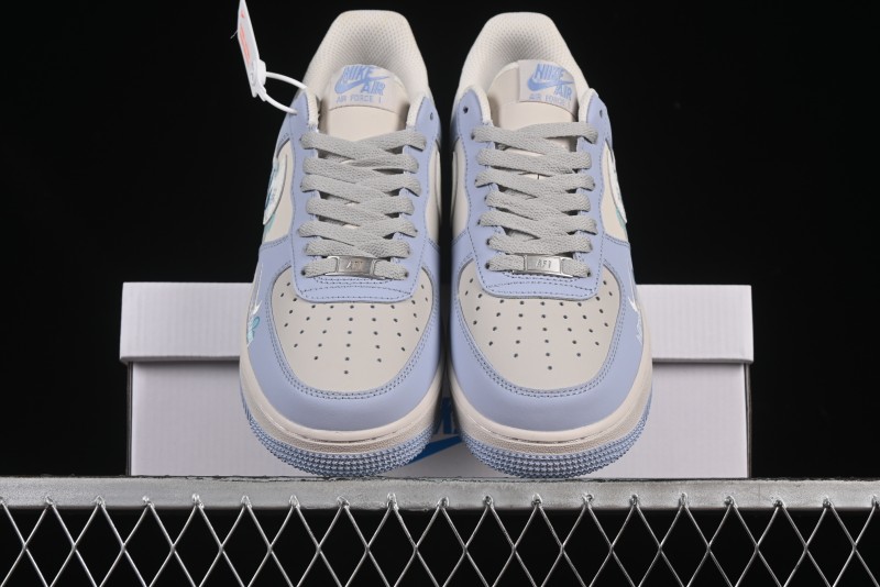 Nike Air Force 1'07 Low "Blue Star Love" 520 Series Limited Edition Casual Sneakers - DB3301-991