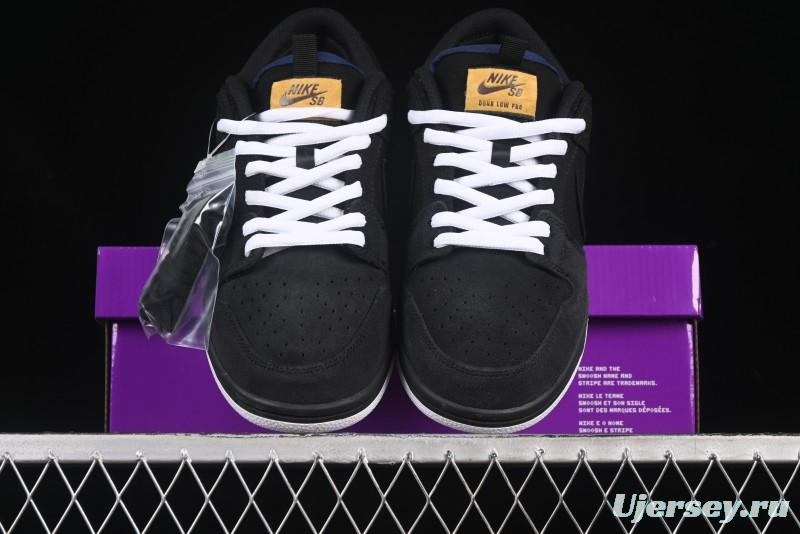 Nike SB Dunk Low Pro ISO Black Gum Rubber SB Low-Top Skateboarding Shoes - CD2563-006
