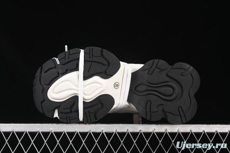 GG-CC Star-Design Lace-Up Hollow-Out Platform Sneakers with 5cm Height Boost - G25U9789