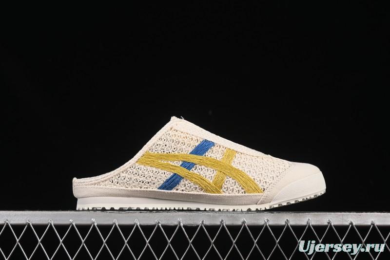 Onitsuka Tiger Mexico 66 Sabot Slip-On Shoes with Breathable Mesh Upper - 1183C123-104