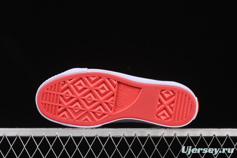 Converse One Star Low Top Casual Sneakers with Hello Kitty Collaboration - Pink Star and Embroidered Bow Design - 163904C