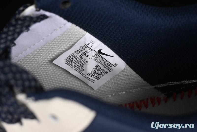 Nike Air Force 1 '07 Low Supreme Collaboration Grey Blue Casual Sneakers - HH7518-054