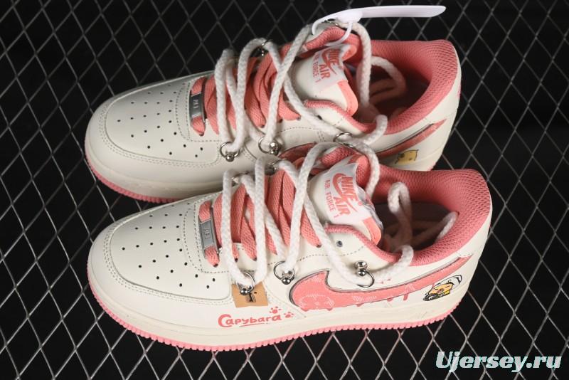Nike Air Force 1'07 Low x Capybara "Pour milkBape" Casual Sneakers - LV0506-880