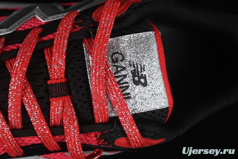 Ganni x New Balance Fresh Foam Trainer UTRNGA Silver Metallic Retro Running Shoes - UTRNGN