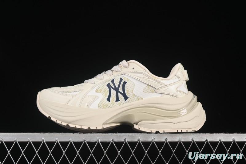 New York Yankees MLB Chunky Curve Runner Monogram Thick Sole Casual Running Shoes - 3ARNSPL5N50BGL