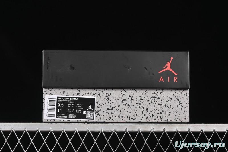 Nike Air Jordan 4 Retro White Cement Basketball Shoes - FV5029-100