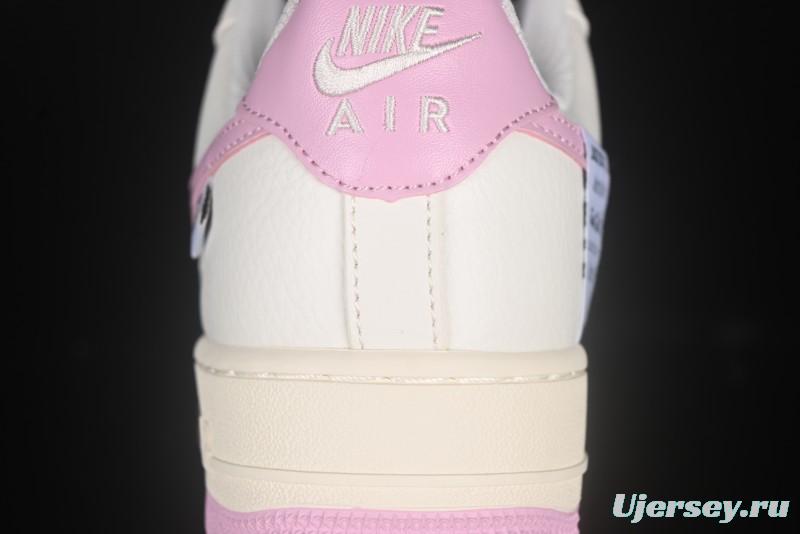 Nike Air Force 1'07 Low Custom Casual Sneakers with Full-Length Air Cushion - DD8959-100