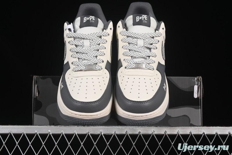 Nike Air Force 1 '07 Low Bape Collaboration Star Swoosh Casual Sneakers - XS1958-570