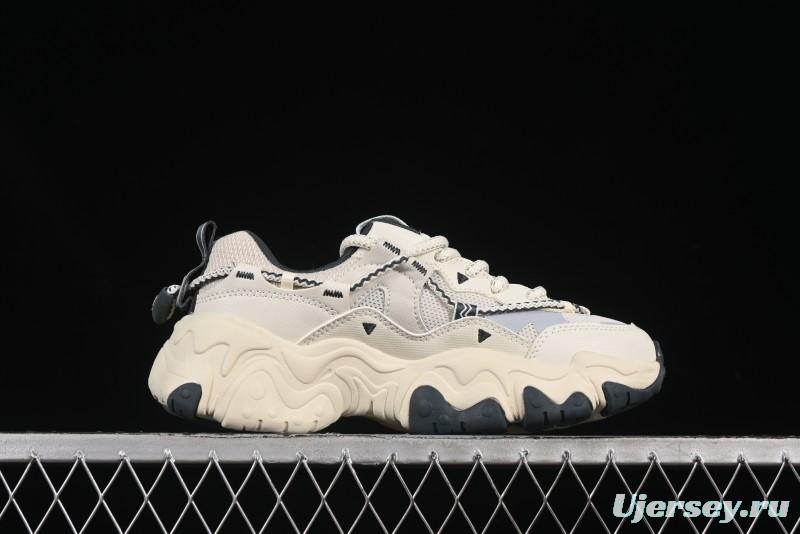 Fila Heritage Fluid Cat Paw 5.0 Retro Dad Shoes with Lace-Up Design - F12W432101FSH