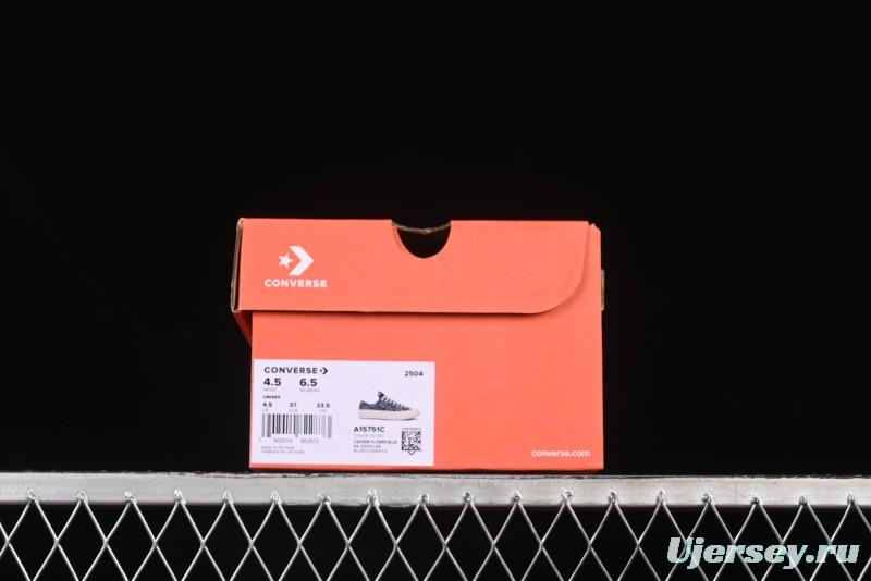 Converse Chuck 1970s Low Top Casual Sneakers with Paisley Pattern - A15751C