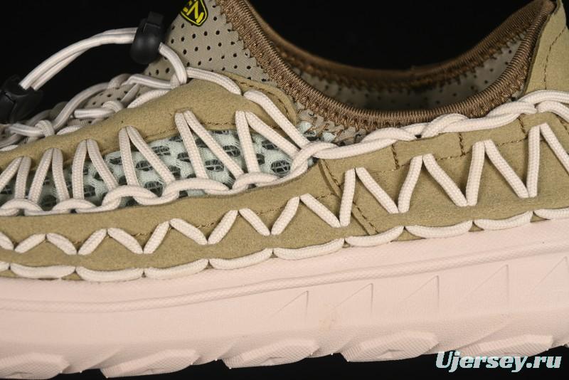 Keen Uneek Flat-M Woven Elastic Strap Outdoor Water Sports Sandals - 1014097