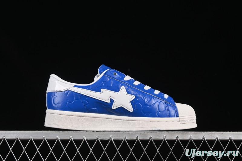 Adidas Bape Superstar JR2702 Shell Toe Casual Sneakers - JR2702