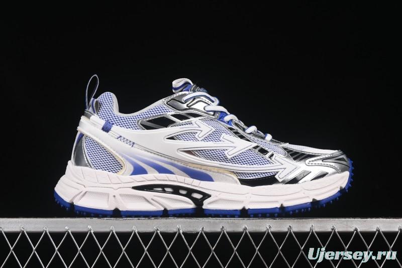 Off-White Be Right Low-Top Lifestyle Sneakers in White Blue - X.E5
