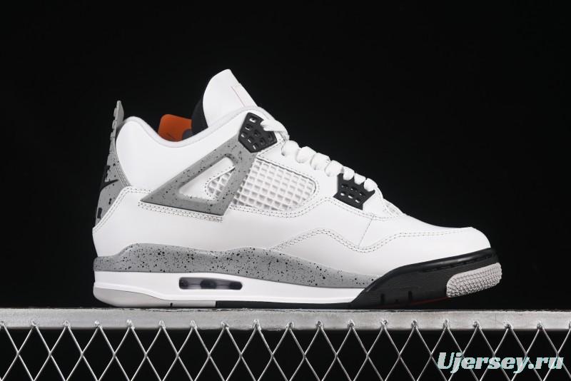 Nike Air Jordan 4 Retro White Cement Basketball Shoes - FV5029-100