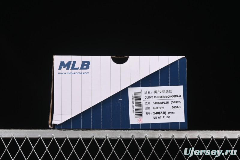 New York Yankees MLB Chunky Curve Runner Monogram Thick Sole Casual Running Shoes - 3ARNSPL5N50SAS