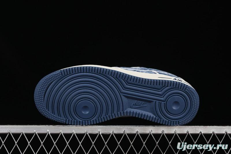 Nike Air Force 1 '07 Low LV Collaboration Blue Denim Casual Sneakers - SC9207-532