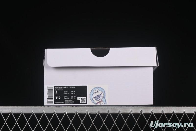 Nike Air Force 1'07 Low "Sesame Street" Custom Casual Sneakers - FB8971-080