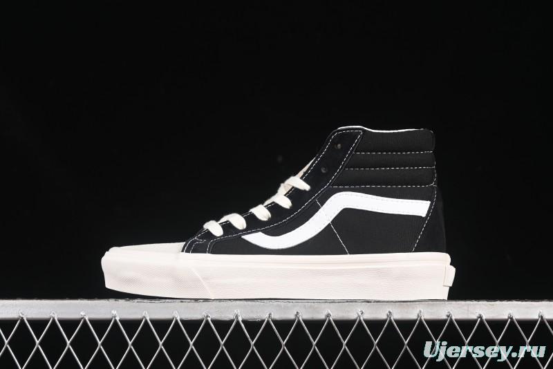 Fear of God x Vans Sk8-Hi High-Top Sneakers in Minimalist Black/White - VN0A2XS1ML5