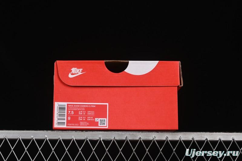 Nike Zoom Vomero 5 SP Classic Retro Casual Running Shoes with EVA Midsole Cushion - FD0791-012