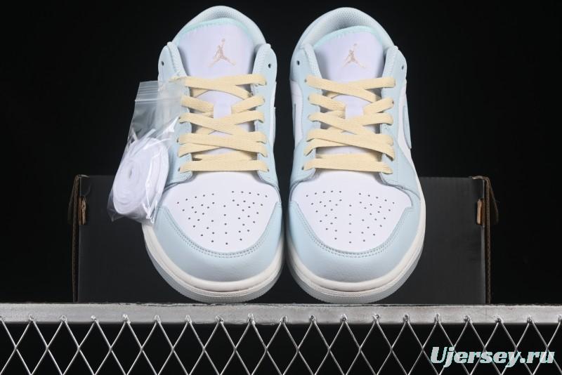 Nike Air Jordan 1 Low AJ1 Mint Blue Low-Top Casual Lifestyle Sneakers - HJ5999-400