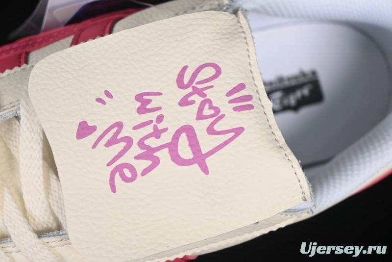 Onitsuka Tiger Tokuten Low-Top Casual Sneakers with T-TOE Reinforcement and Retro Indoor Sole - 1183B938-100