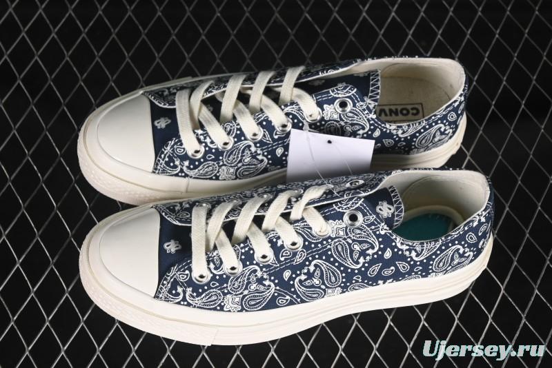 Converse Chuck 1970s Low Top Casual Sneakers with Paisley Pattern - A15751C