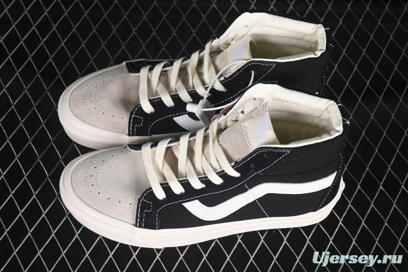 Fear of God x Vans Sk8-Hi High-Top Sneakers in Minimalist Black/White - VN0A2XS1ML5